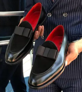 Nuovi mocassini Scarpe da uomo Pu Colorblock Fashion Business Casual Wedding Party Daily Faux Suede Elegante fiocco Abito classi