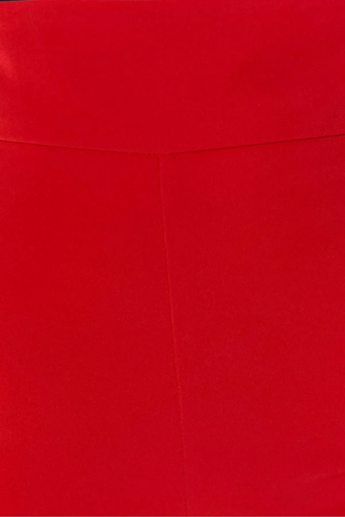 Pantalone donna vita alta bustino alto senza tasche con cerniera laterale invisibile modello capri