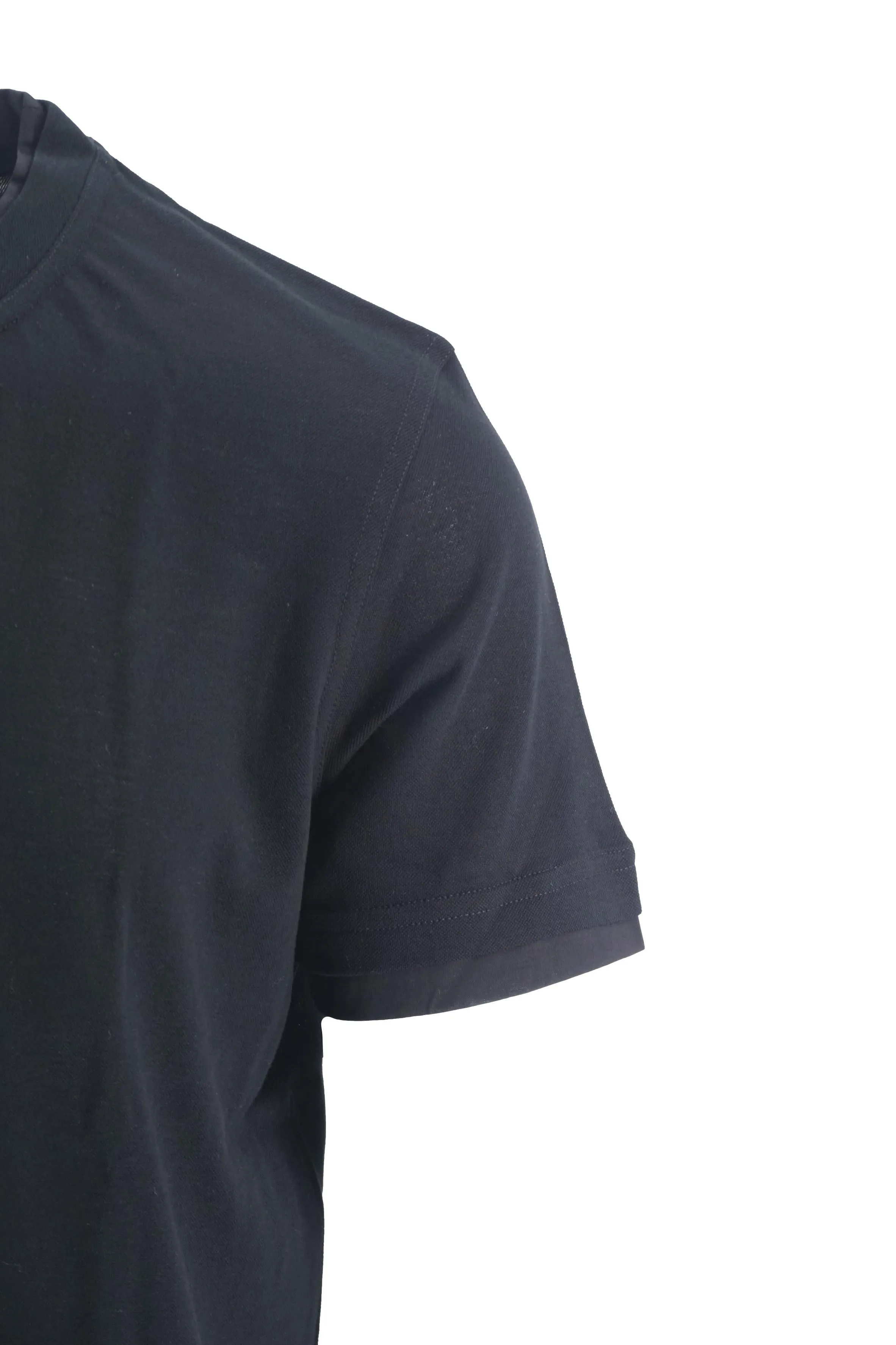 Paolo Pecora Cotton Piquet T-Shirt / Black