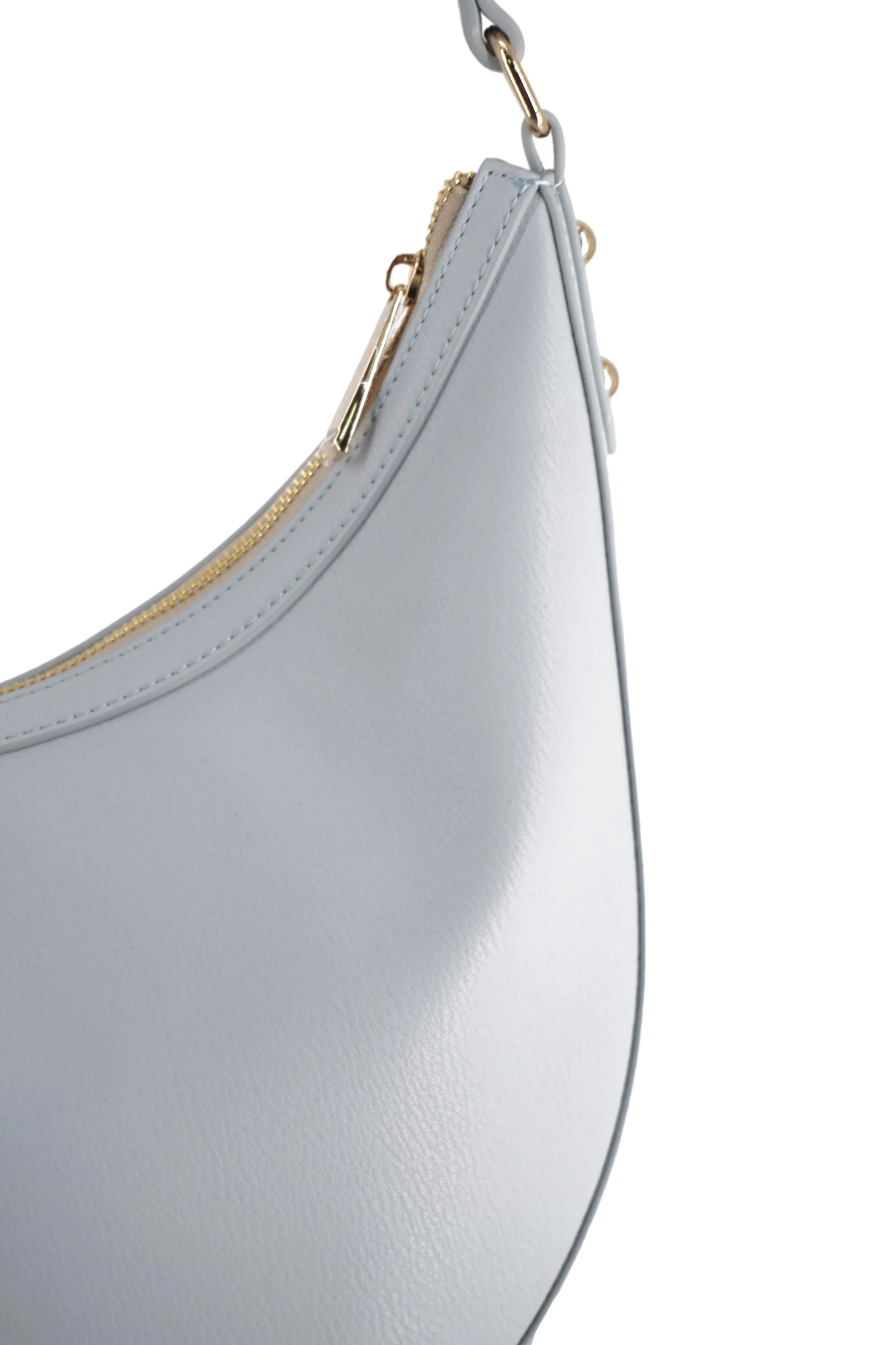 Peony Big Bag in Faux Leather / Light Blue