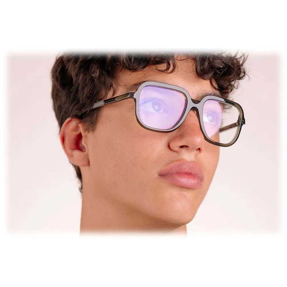 Portrait Eyewear - The Stylist Verde - Occhiali da Vista - Realizzati a Mano in Italia - Exclusive Luxury