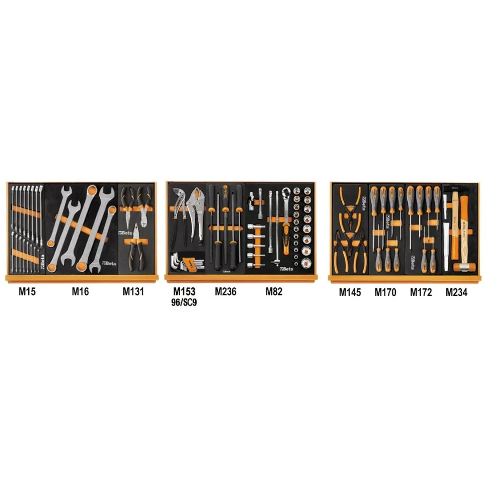 POSTAZIONE DI LAVORO MOBILE MAXI ROSSA CON ASSORTIMENTO DI 90 UTENSILI C39 3939 MD-R/VG1T
