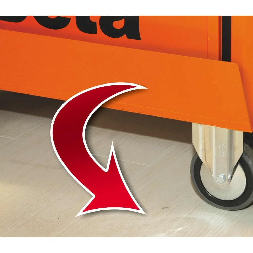 POSTAZIONE DI LAVORO MOBILE MAXI ROSSA CON ASSORTIMENTO DI 90 UTENSILI C39 3939 MD-R/VG1T