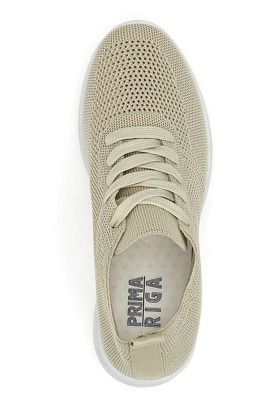   PRIMA RIGA Sneakers Beige Con Zeppa da Donna Prima Riga 434