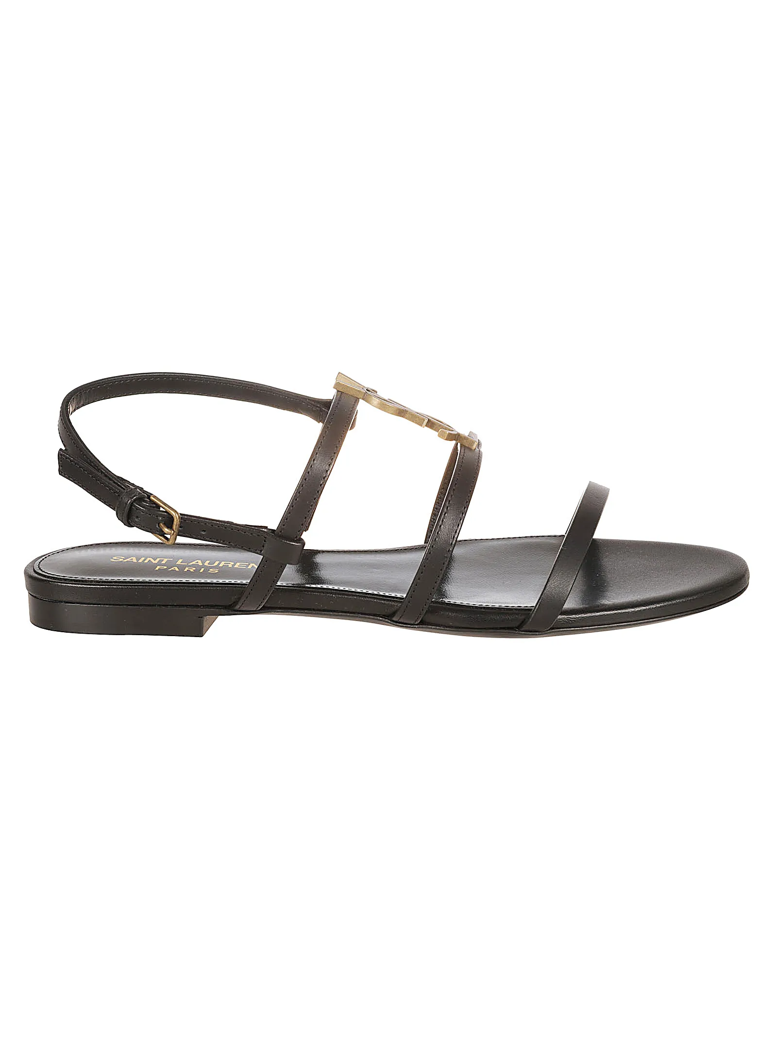 SAINT LAURENTNEW CASSANDRA FLAT Nero