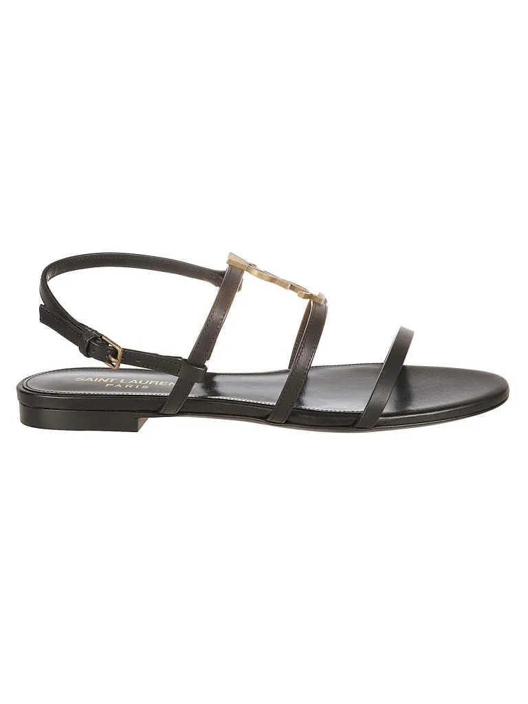SAINT LAURENTNEW CASSANDRA FLAT Nero
