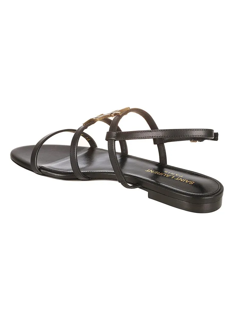SAINT LAURENTNEW CASSANDRA FLAT Nero