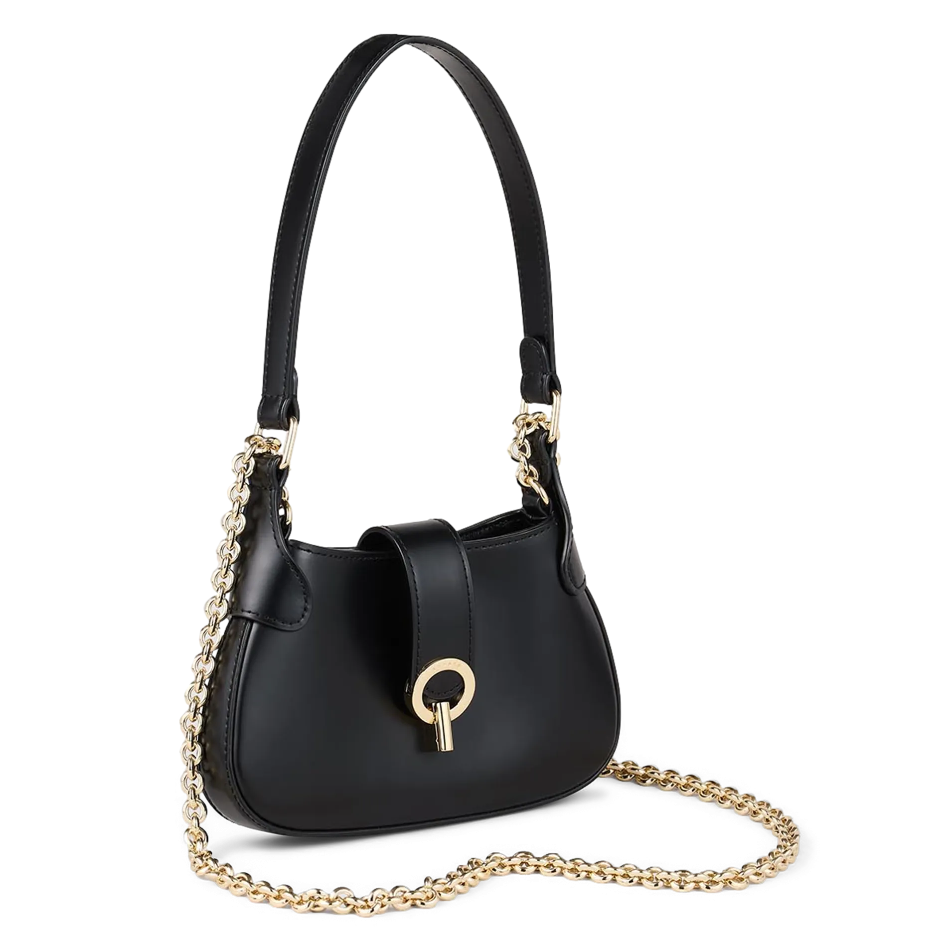  SANDRO   Borsa a mano con tasche in pelle | Nero