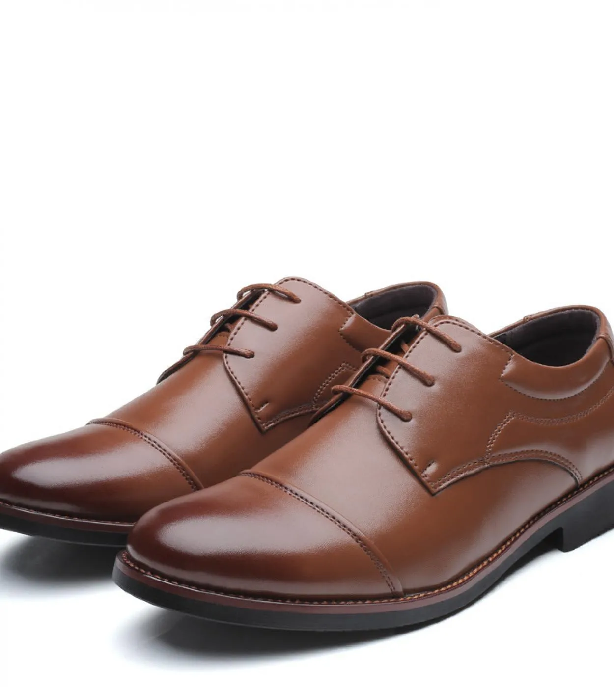 Scarpe eleganti da uomo Lavoro formale da lavoro Pelle verniciata morbida Punta a punta per uomo Scarpe da uomo Oxford da uomo N