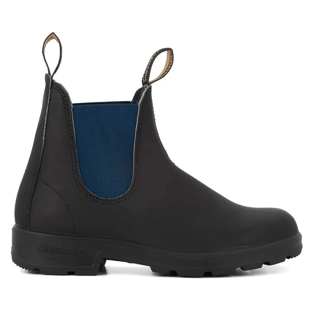 Stivaletti Blundstone 1917 Chelsea in Pelle Blu Alti all Caviglia Slip On