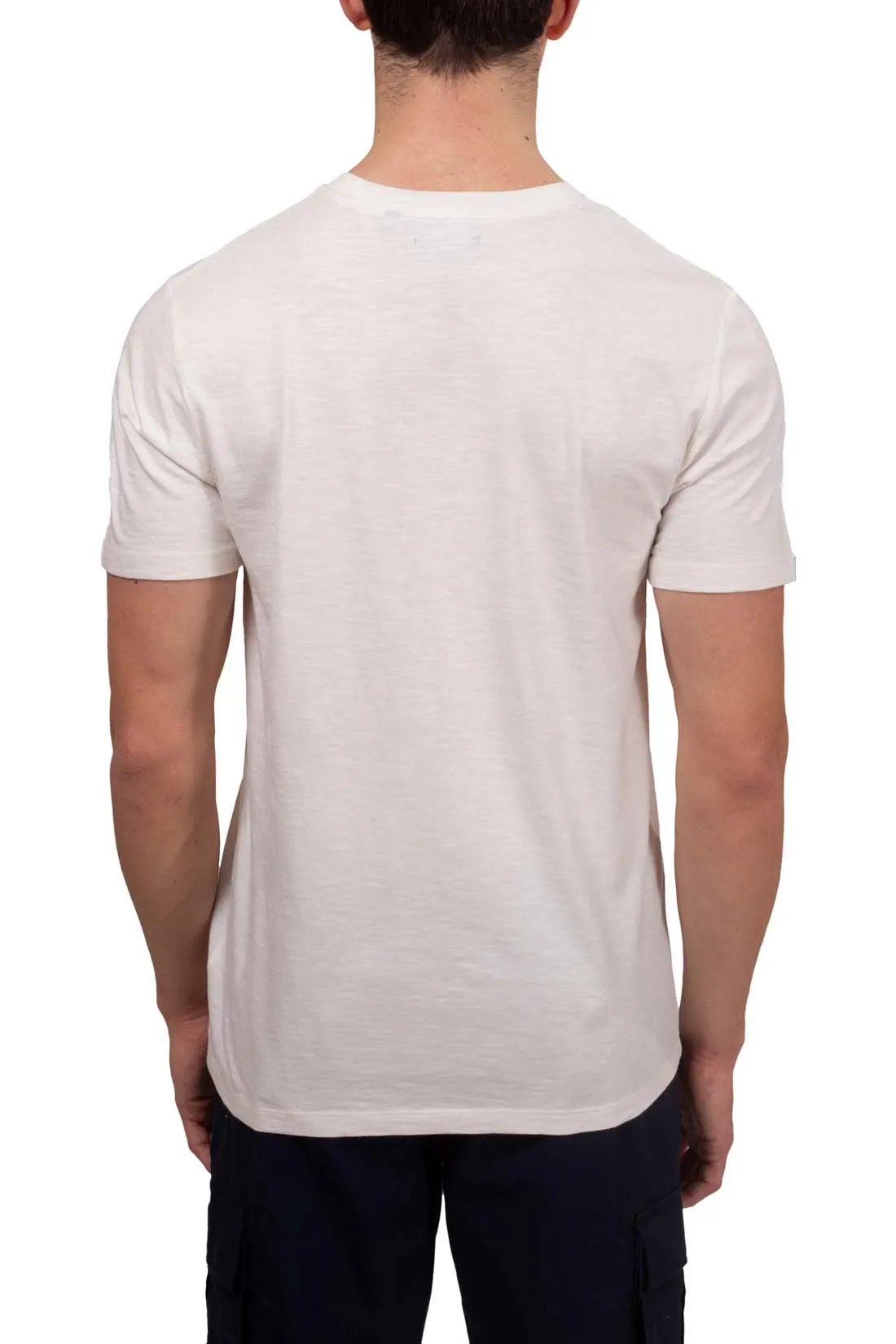 SUPERDRY T-shirt uomo in cotone fiammato