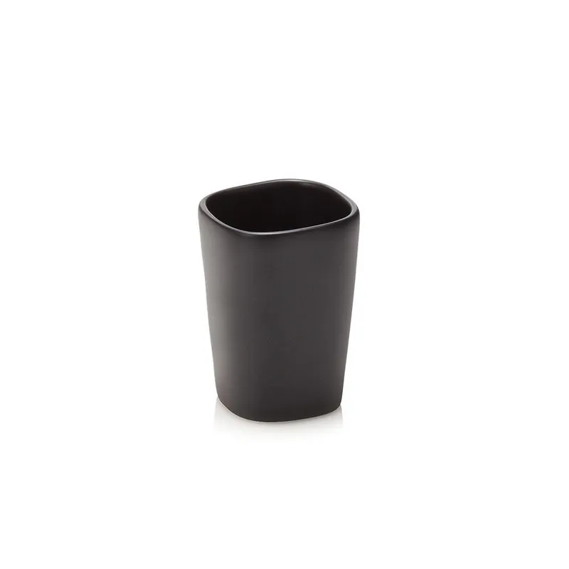 TFT Home Bicchiere portaspazzolino WOOD, nero