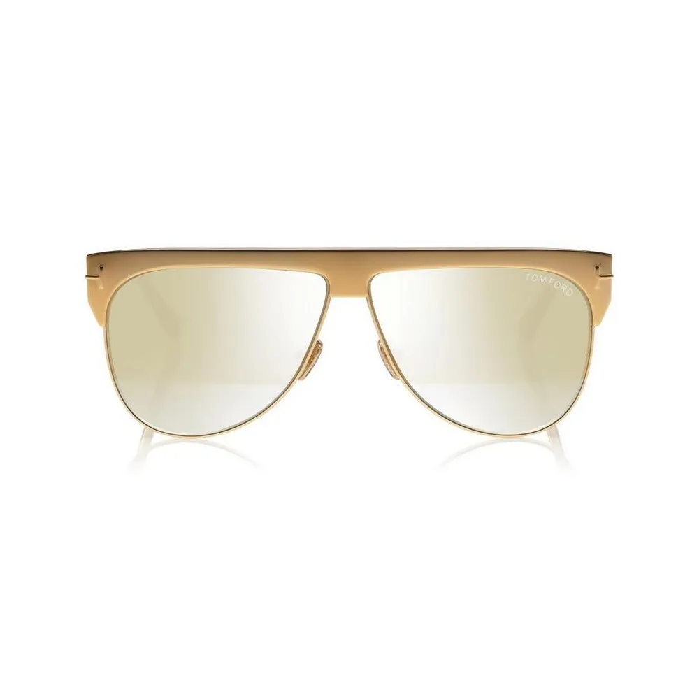 Tom Ford - Winter Gold Plated Sunglasses - Occhiali da Sole Stile Pilota - Oro - FT0707 - Occhiali da Sole - Tom Ford Eyewear