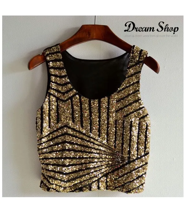 Top sequin stripe