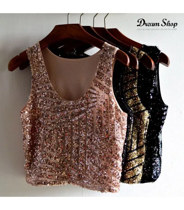 Top sequin stripe