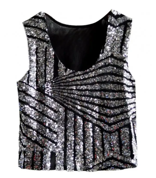 Top sequin stripe