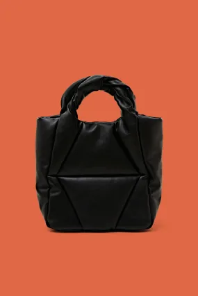 Tote bag effetto piumino in similpelle