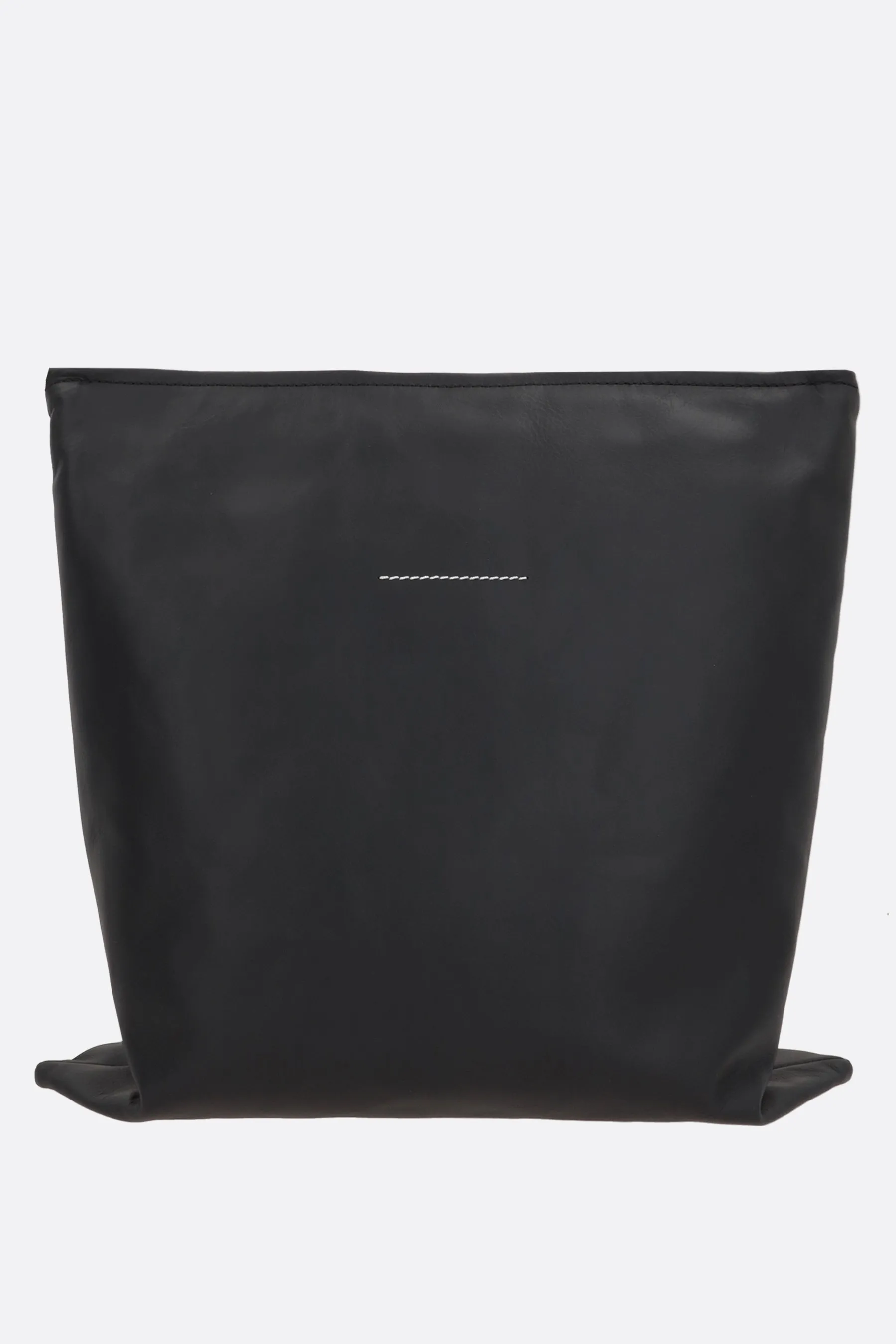  tote Pillow in pelle liscia  