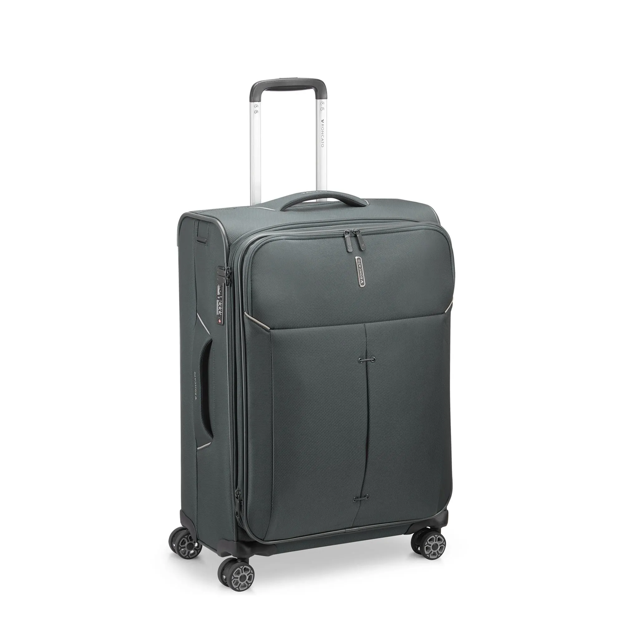 Trolley Medio 65cm RONCATO Ironik 2.0 Antracite 4 Ruote Espandibile