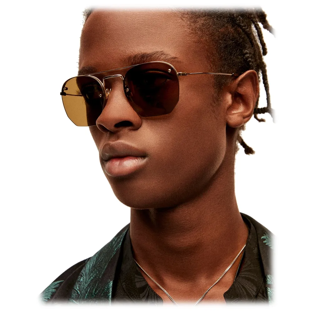 Yves Saint Laurent - Occhiali da Sole SL 422 - Marrone - Saint Laurent Eyewear
